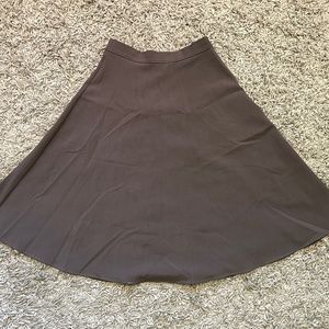 Retro Style Grey A-Line Skirt